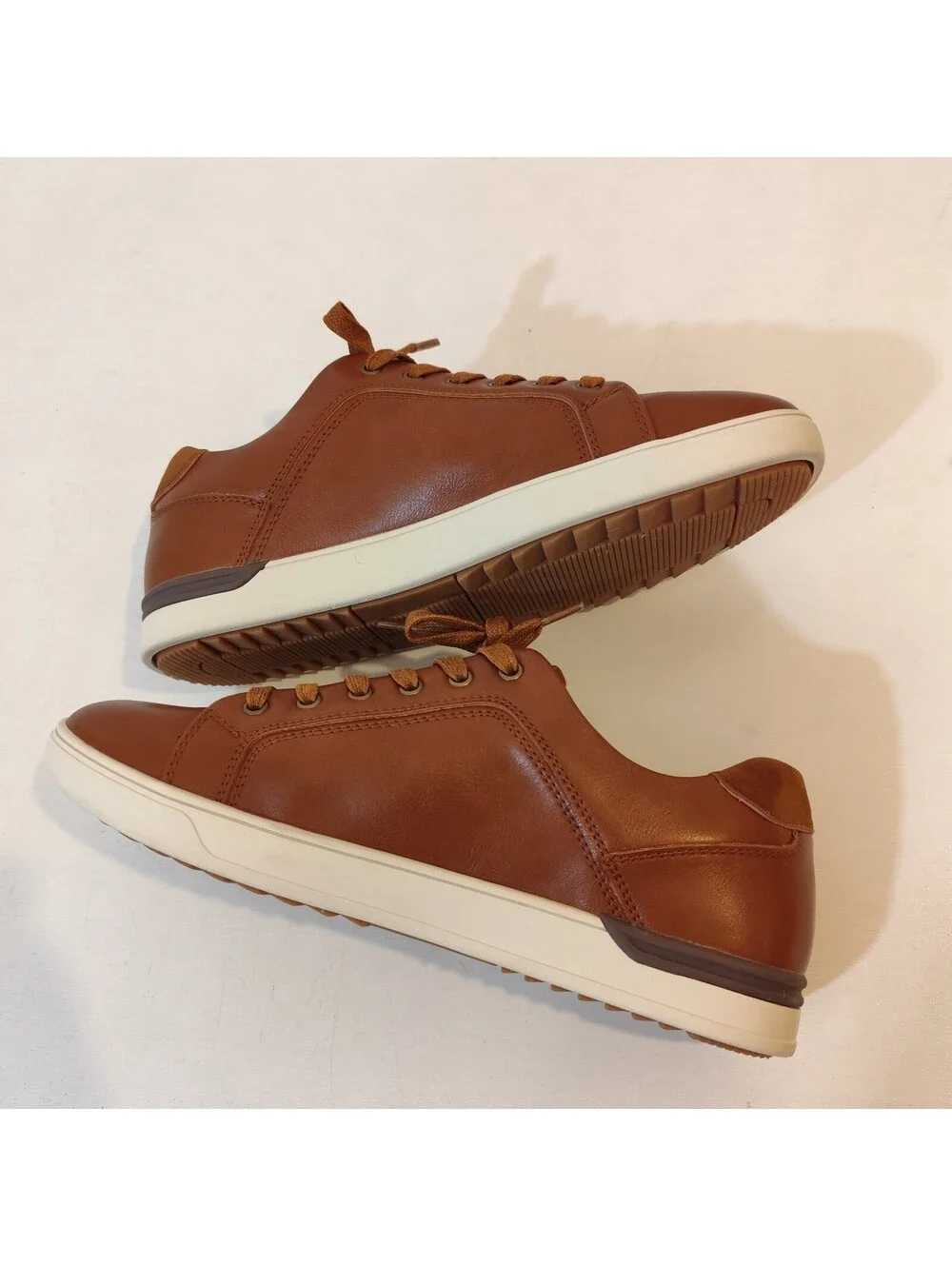 Bruno Marc Casual Dress Sneakers Men's Lace Up Shoes Brown Size 9